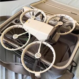 DJI White and Black Drone with Carrying Case